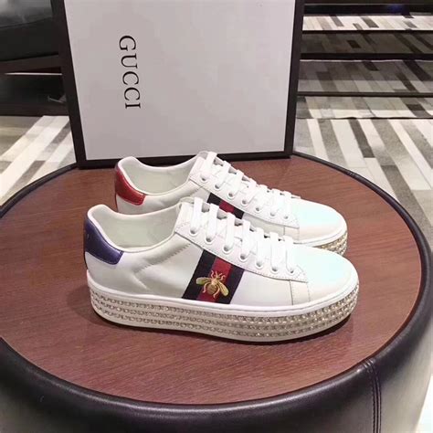 fake gucci ace sneakers with crystals|gucci flashtrek sneakers with crystals.